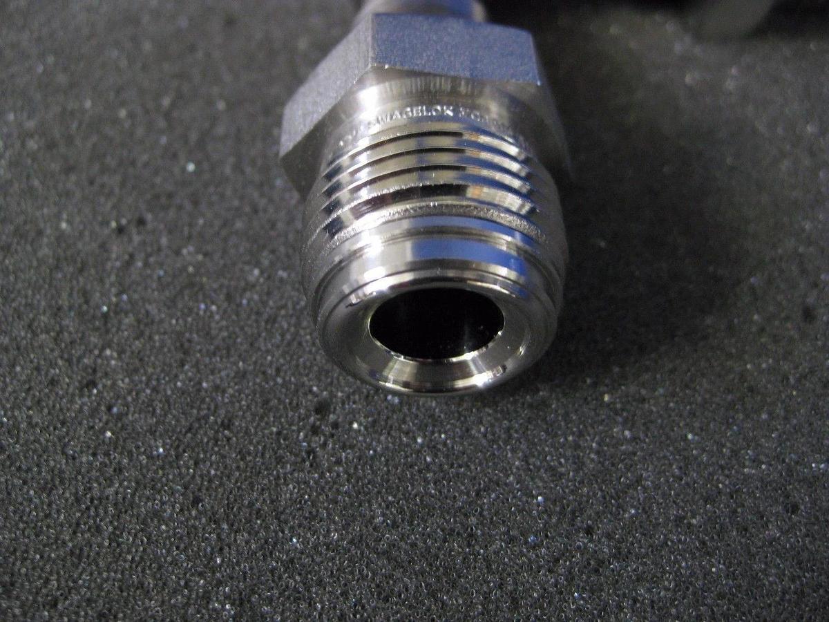 Used Swagelok TEE Assy, 1/2" MVCR x 1/2" MVCR x 1/2" Tube Buttweld, Lot of 2