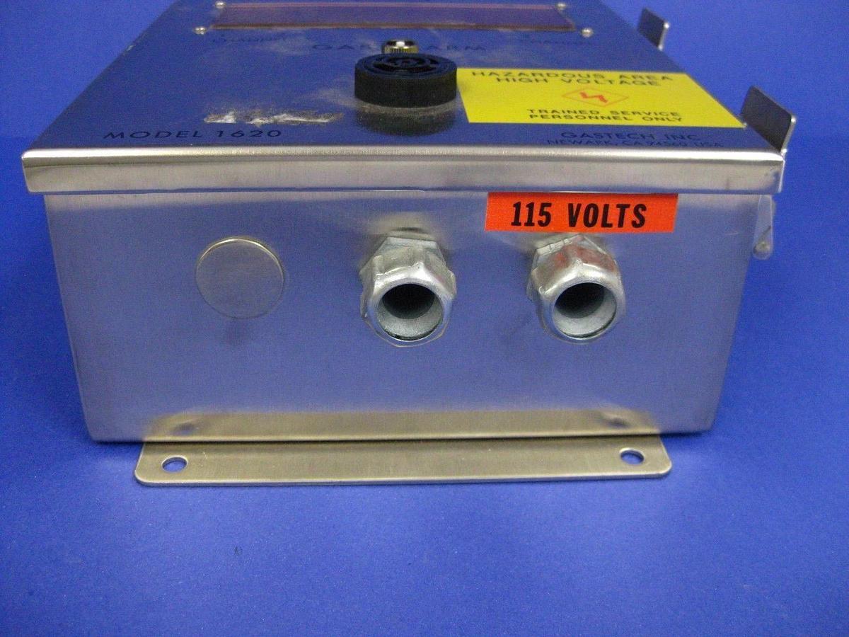 Used GASTECH 1620-RF Gas Alarm 115V, 50/60 Hz, 0.2 A, Used