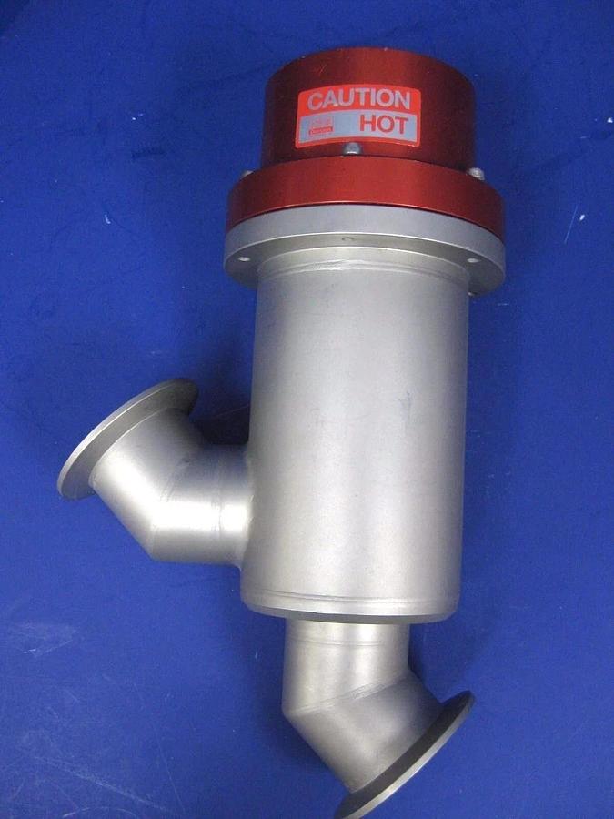Used MKS HPS Single-Stage Heated Inline Vacuum Valve, NW50, Used