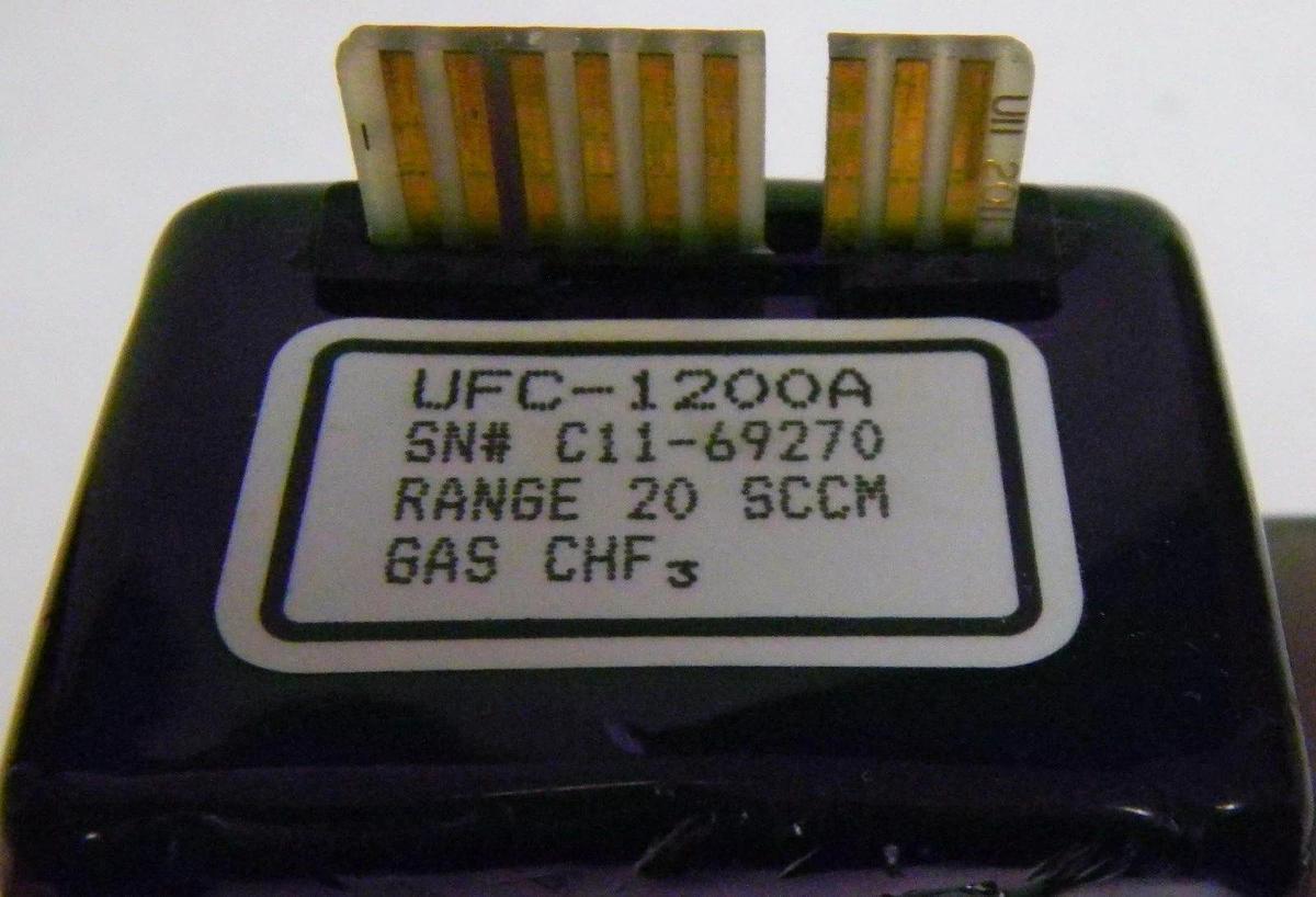 Used Unit UFC-1200A Mass Flow Controller, Gas- CHF3, Range- 20 SCCM, Used