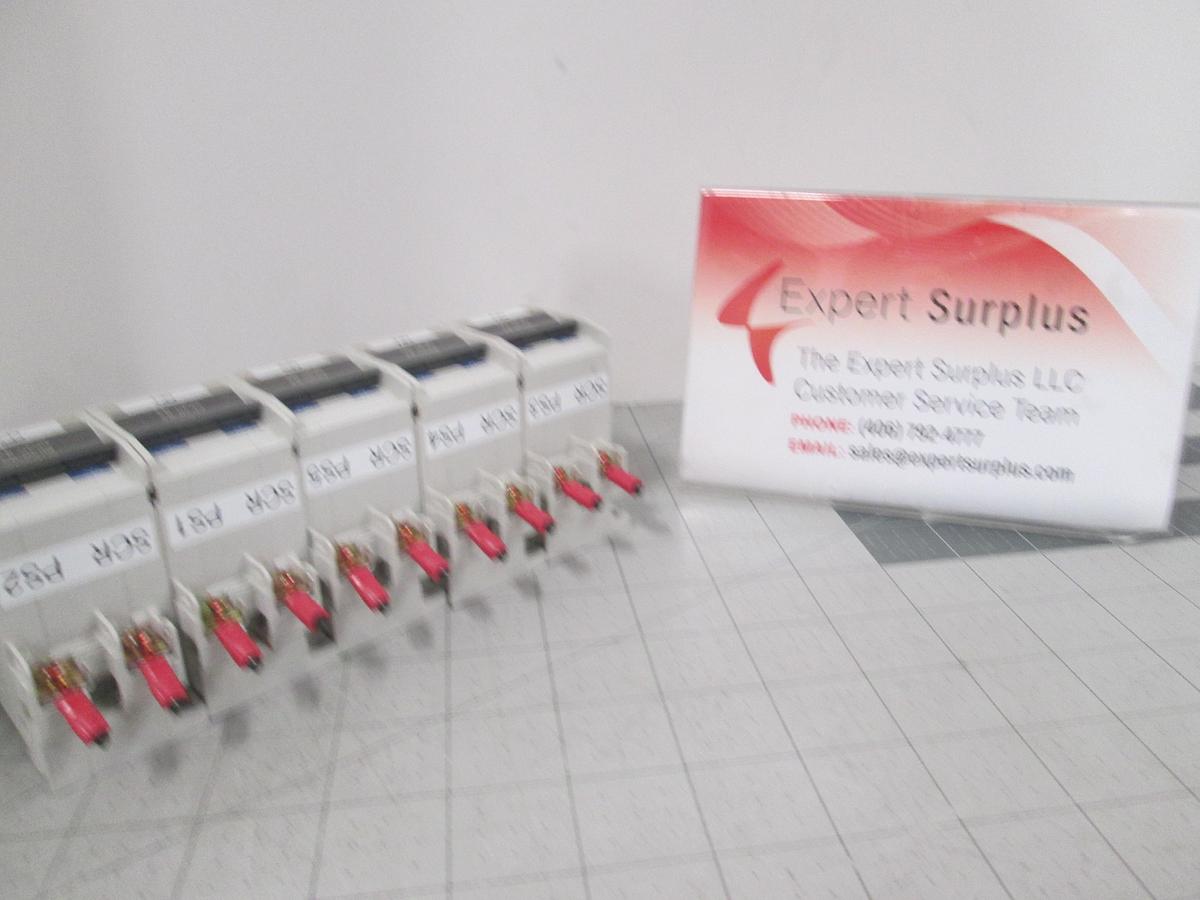 Used Mitsubishi, CP30-BA, 2 Pole 1A, 220VAC Circuit Protector 2.5kA, Lot Of 5