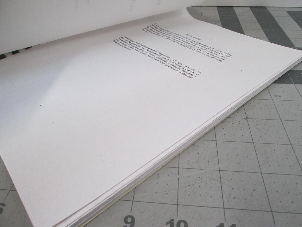 Used Rudolph Research, Focus Ellipsometer, Facility Requirements, A11659, Used