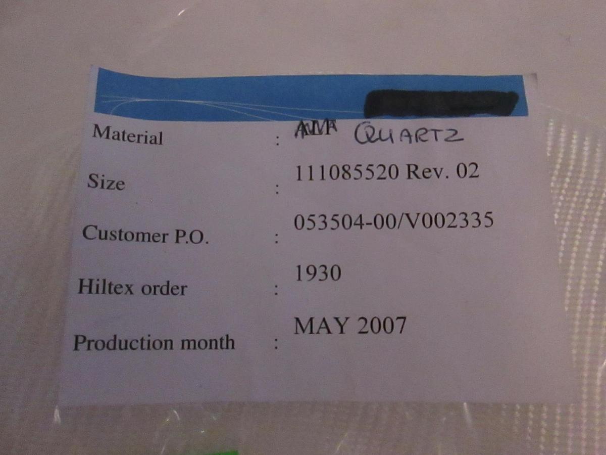 Used 3M Diffusion Furnace Products, Standard Collar/ Disc, 110-85520