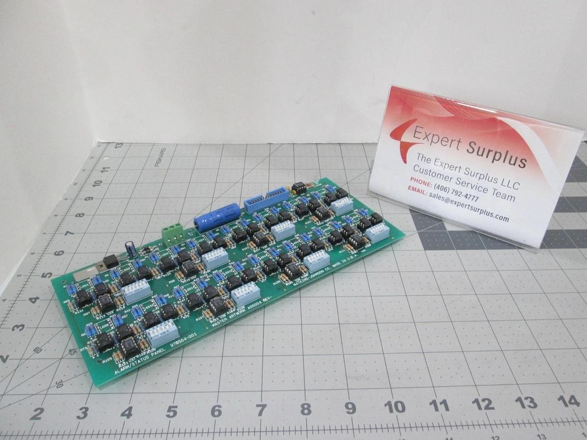 WJ Watkins Johnson, 976505-001, Card, Alarm/Status Panel-APL PCB Assy, New