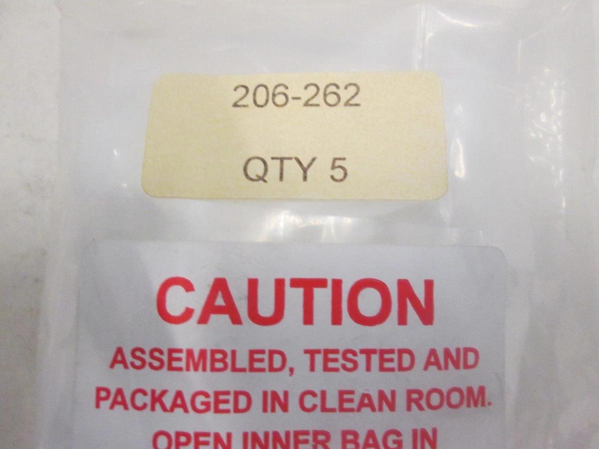 SAINT-GOBAIN, 1103730, Union, Teflon PFA Tee, 1/4OD x 1/4OD x 1/4OD Tube, New, 5