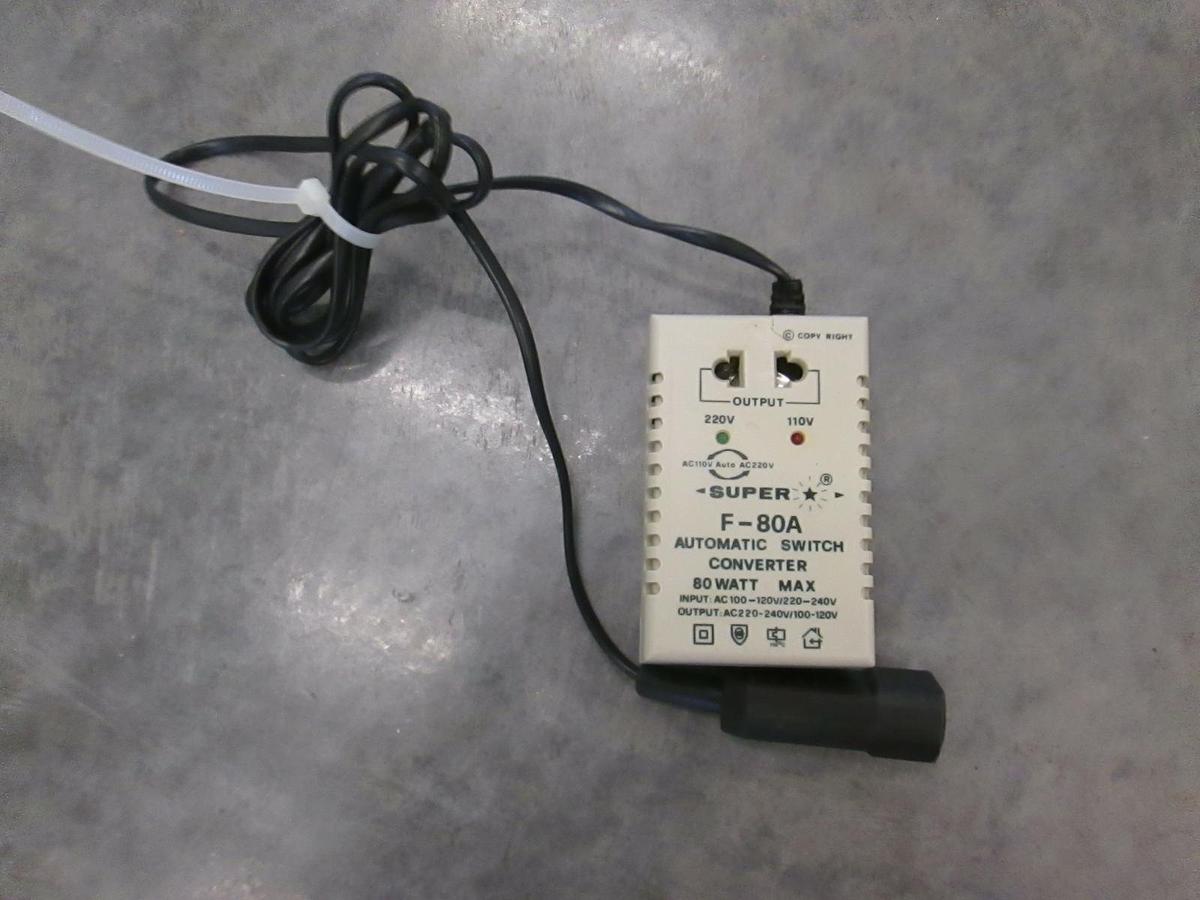 Used Super Star F-80A, Automatic Switch Converter, 80W