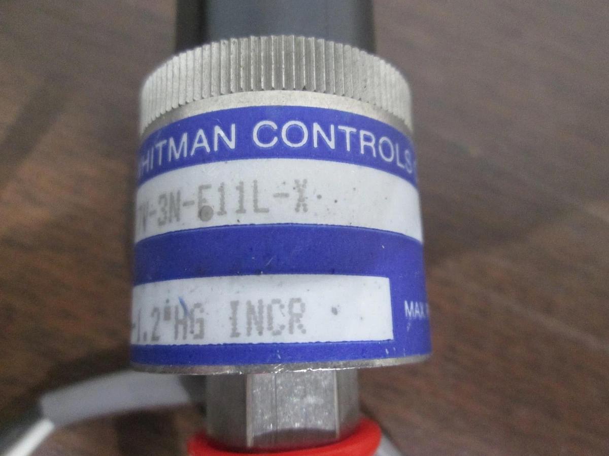Used Whitman Controls, P117V-3N-E11L-1, Vacuum Switch, Used