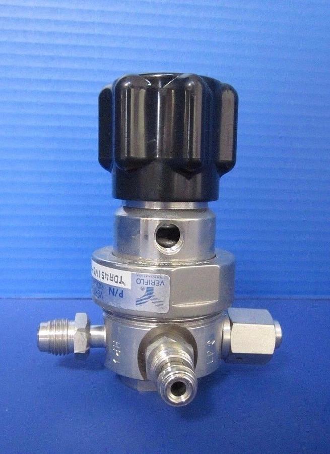 Used Veriflo TDR451W3PVSMF Tied Diaphragm Regulator, 3000 psi, 3 Ports, Used