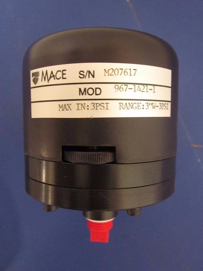 Mace 967-1421-1, Range:  3"W - 3PSI, NEW