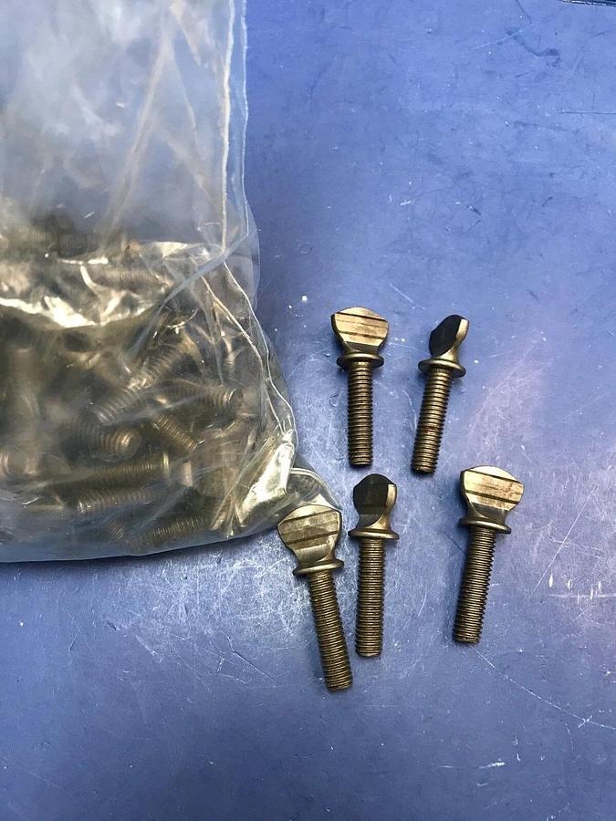 Used 3/8-16 Thumb Screw, Type P With Shoulder, Lot of 100 +/-