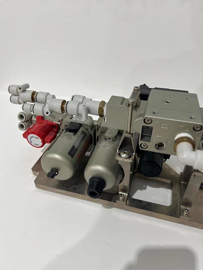 Used SMC, air Regulator Assy w/ Gauge & Valves, Used