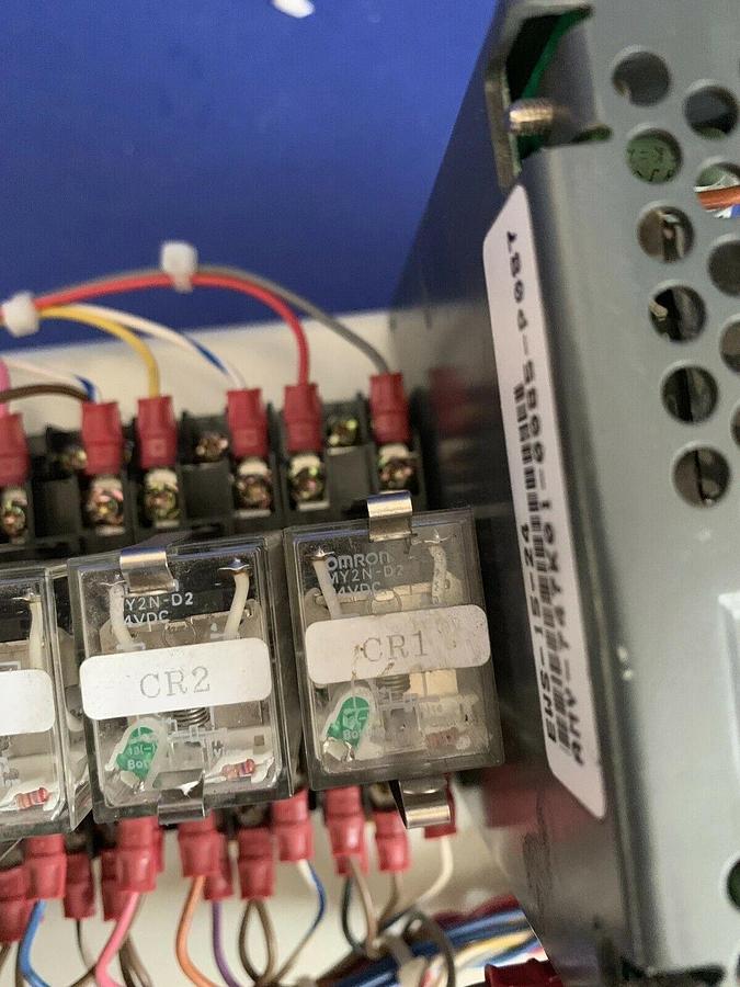 Used Nemic-Lambda EWS15-24 Power Supply Assy w/ Omron H3CR-H8L Timer, Used TEL