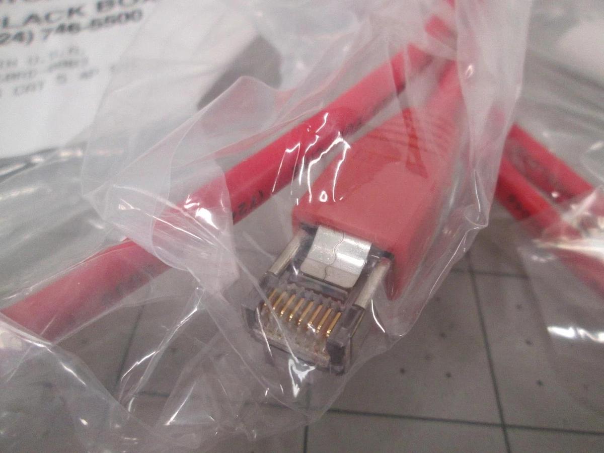 Blackbox, EVNSL60RD-0003, RJ45S/RJ45S Cat 5 4P STP, New, Lot of 4