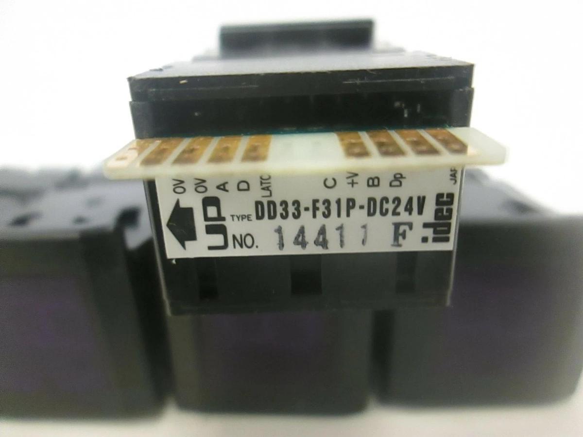 Used Idec, Display Module, DD33-F31P-DC24, Used, Lot of 5
