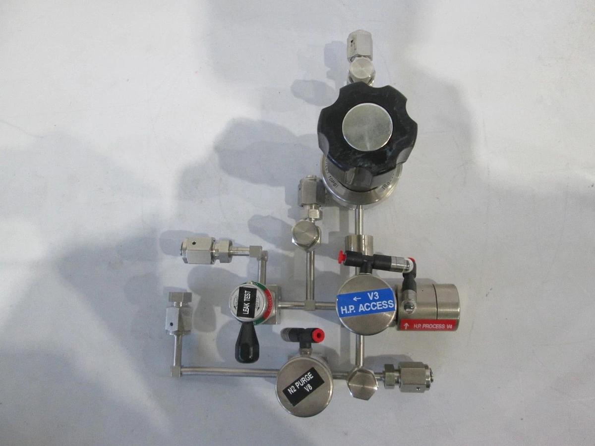 Used N2 Gas Panel without Back Panel, Used