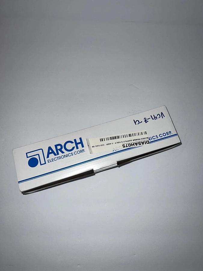Used ARCH Electronics Corp. DIASAH075 Block power supply 5 Volt/ 5 AMP/ 230 VAC in