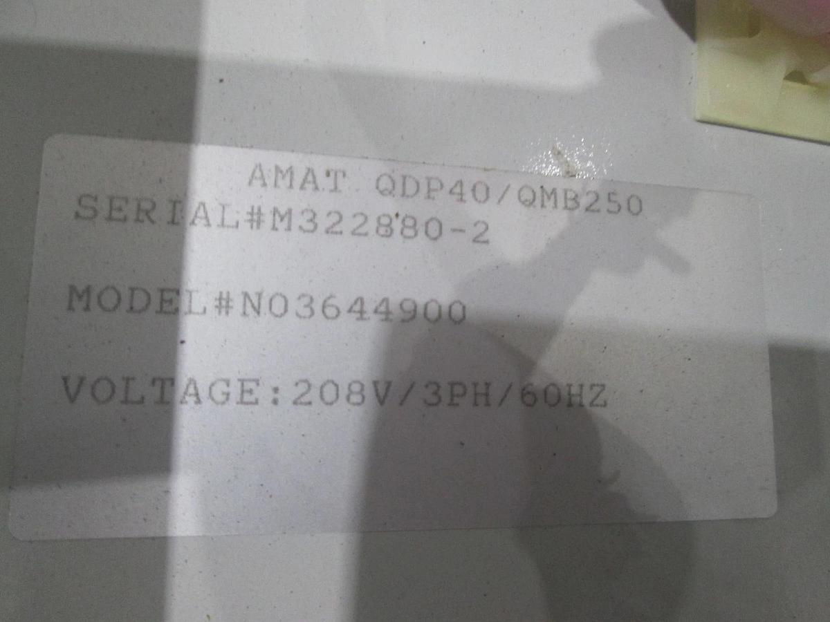 Used Edwards, NO3644900, Vacuum Pump Controller, Used AMAT QDP40/QMB250 electric box