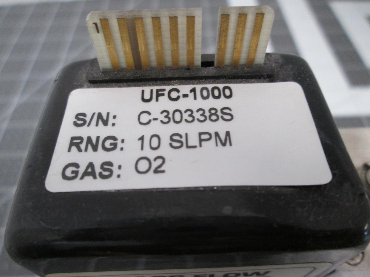 Used UNIT Instruments, UFC-1000, Mass Flow Controller 10 SLPM O2 Oxygen MFC