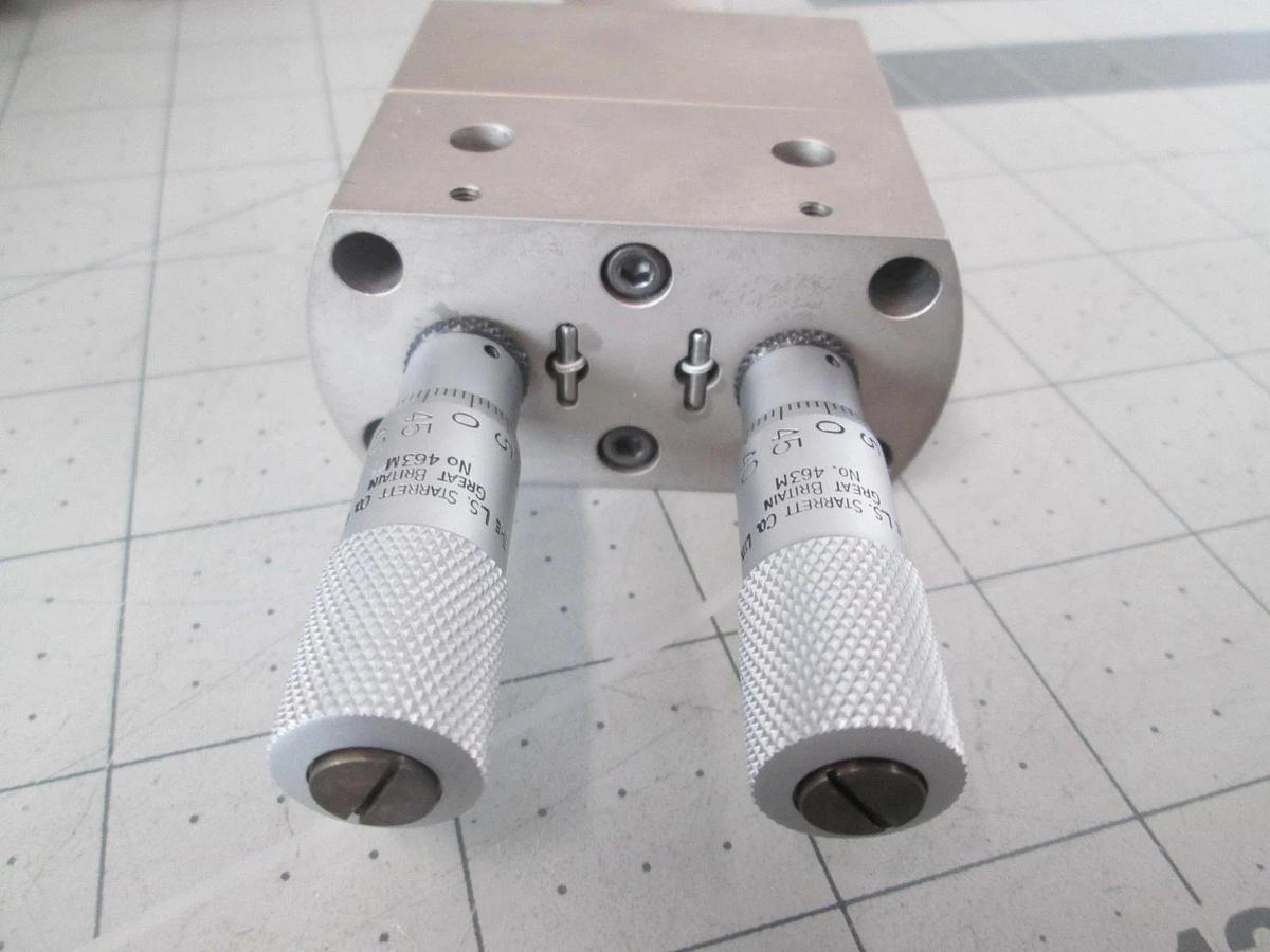 Used Micro Manipulator w/ Starrett No. 463 Micro Meter, Used
