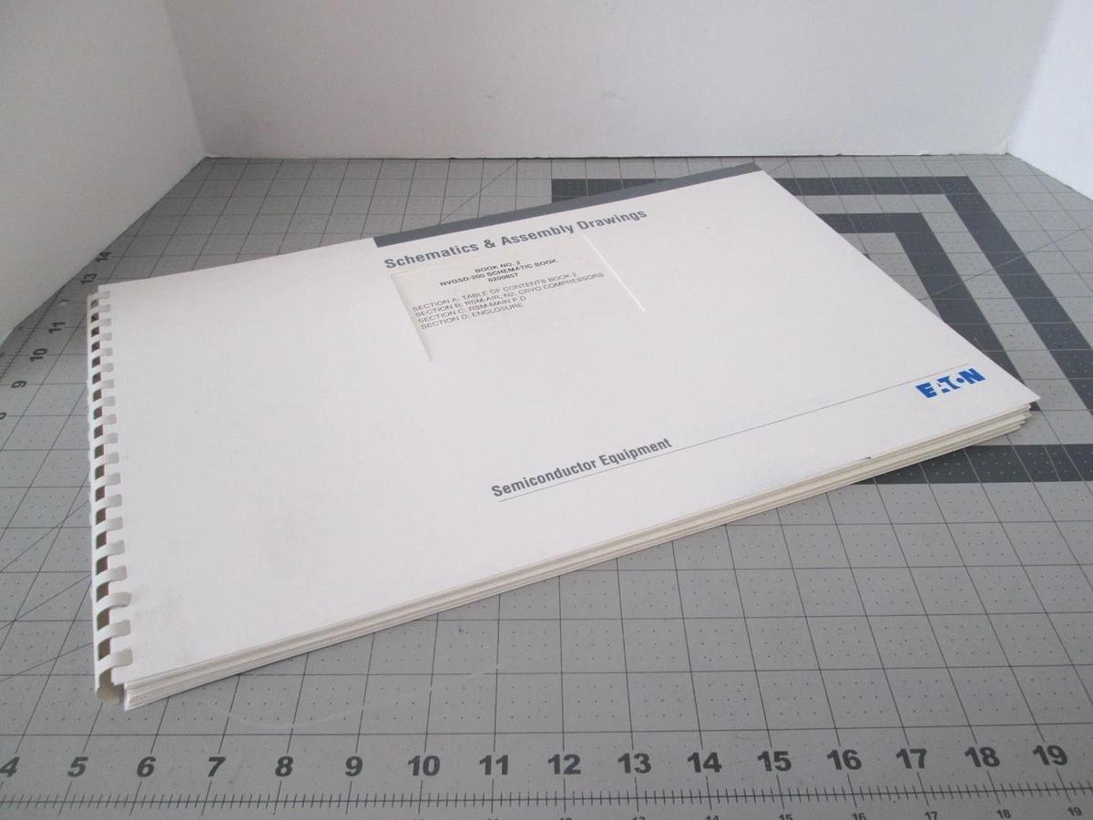 Used Eaton, NVGSD-200, Book 2, Schematics and Assembly Drawings, Used