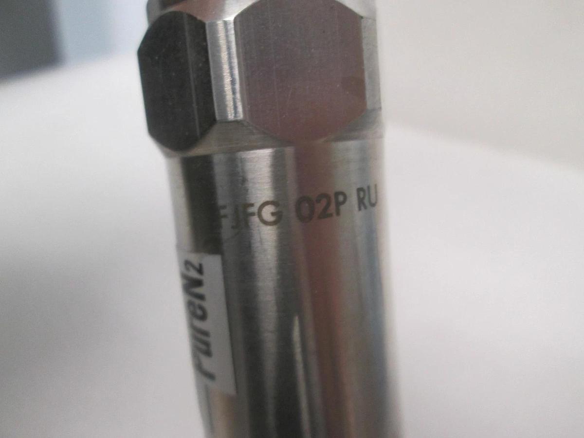 Used Fujikin, 0120-064661, N.O. Gas Assy w/ Millipore FJFG 02P RU Filter, Used