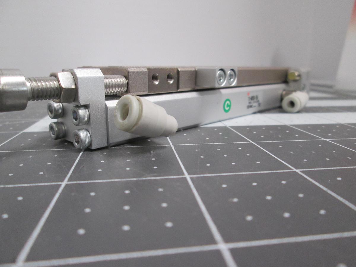 Used SMC 13-MXQ8-75A Clean Series Precision Air Slide Table 8mm Bore 75mm Stroke
