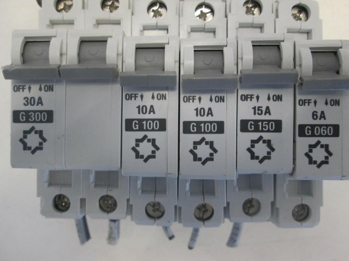 Used Schurter, AS168X-CB2, AS168X-CB1 Circuit Breakers, Used, Mixed Lot of 12