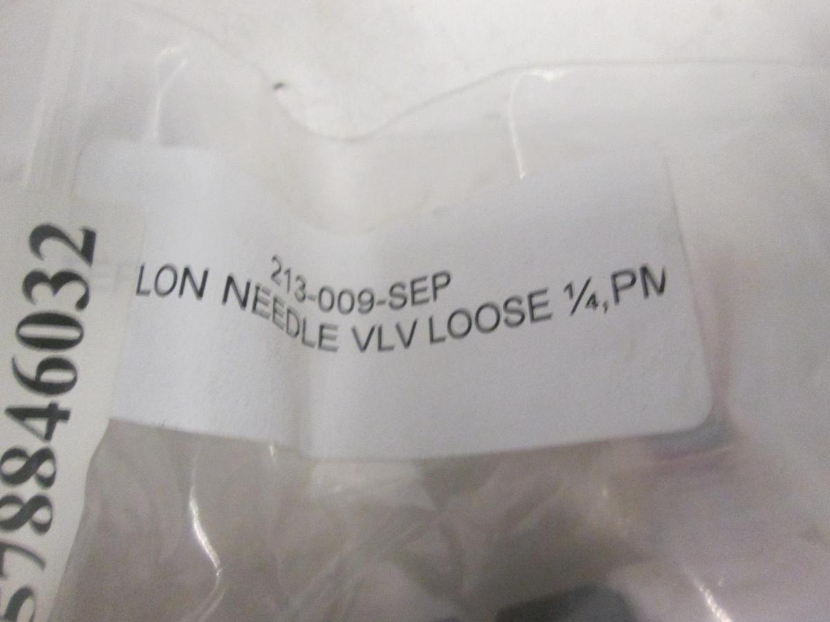 Used Mace, 910 214 1, TEFLON NEEDLE VLV LOOSE 1/4 PM, New, Lot of 2