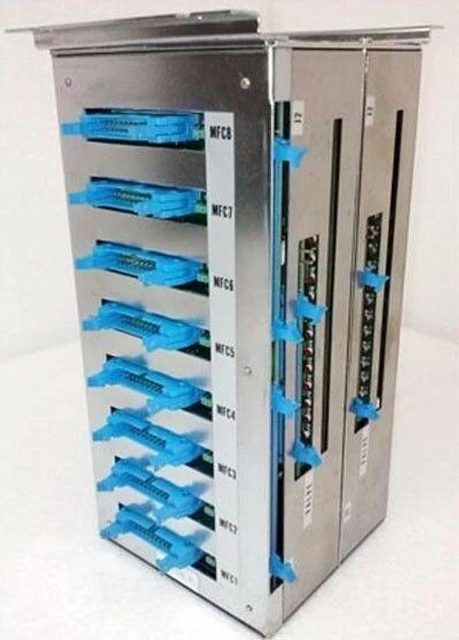 Used TEL Tokyo Electron Gas Box Interconnect Box 2, Solenoid/MFC, Used