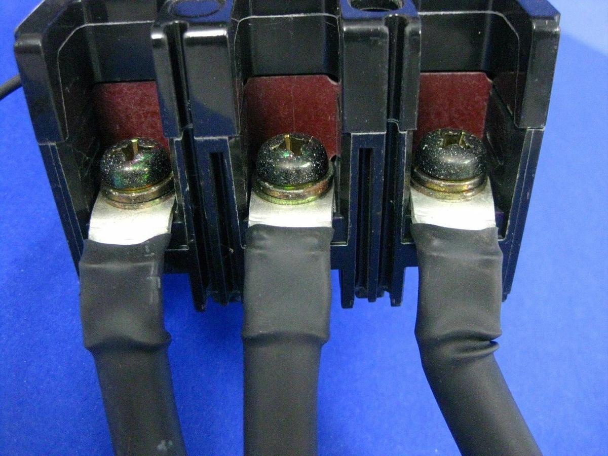 Used Mitsubishi Circuit Breaker NV100-SS 75A, 30mA, 3 Pole, 100-200-415 VAC, Used