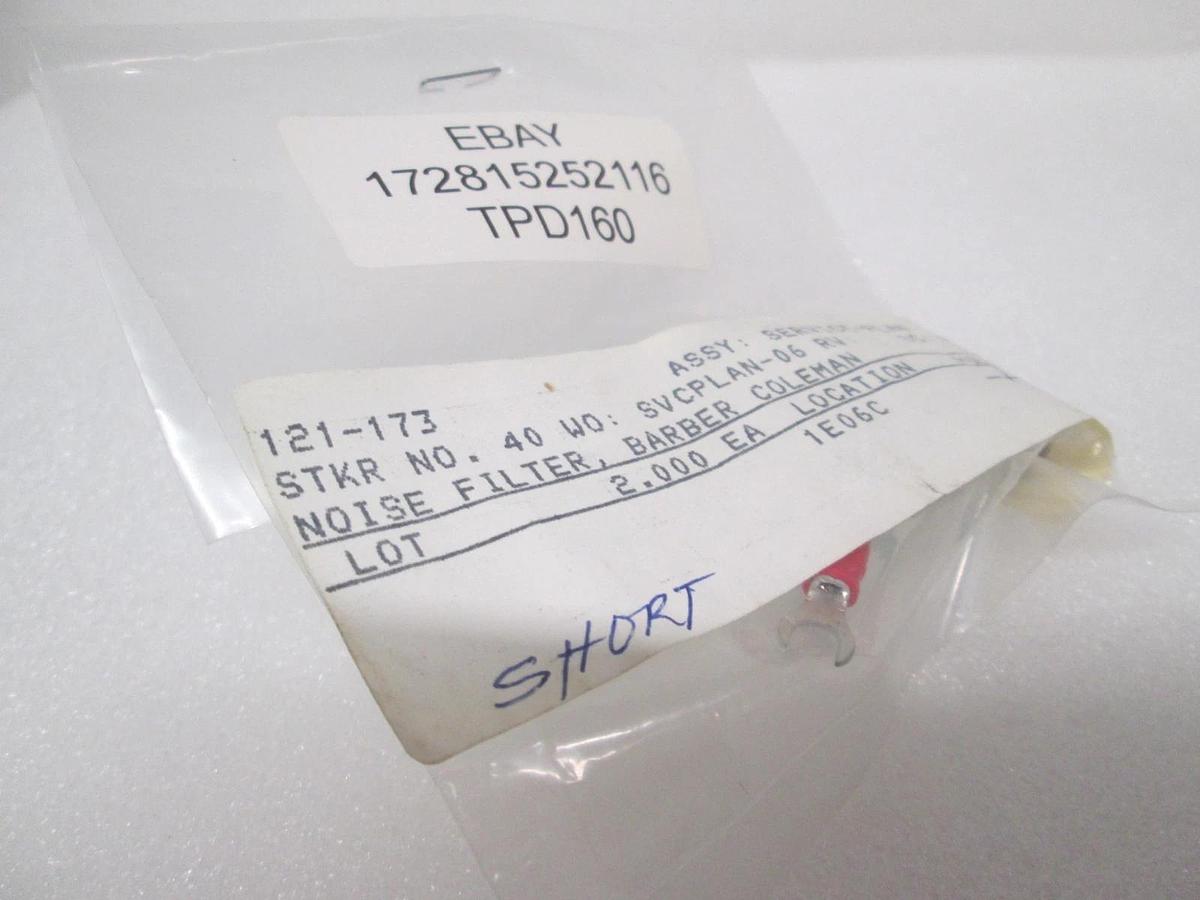 Barber Colman, Noise Filter, 33-1350, 121-173, New