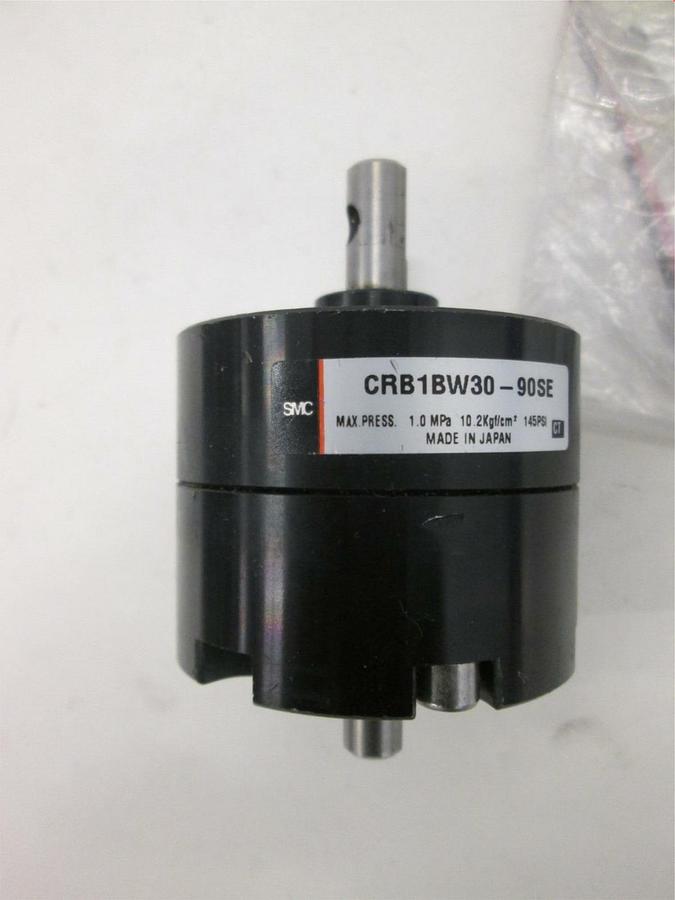 Used SMC, CRB1BW30-90SE, Miniature Rotary Actuator, Used