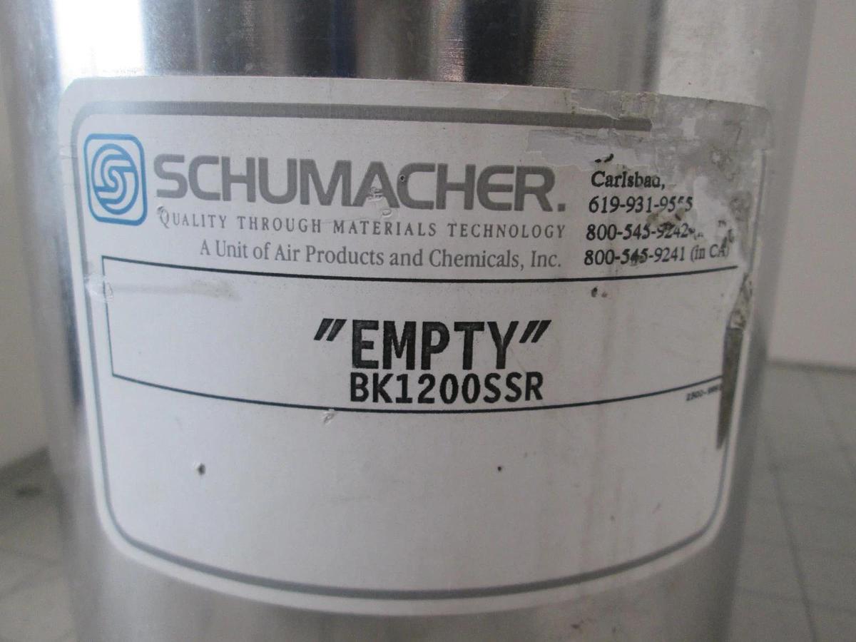 Used Schumacher, Empty Container, BK1200SSR, Used