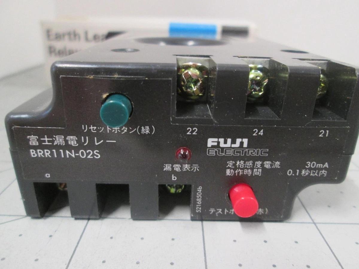 Fuji Electric, BRR11N-02S, Earth Leakage Relay, New