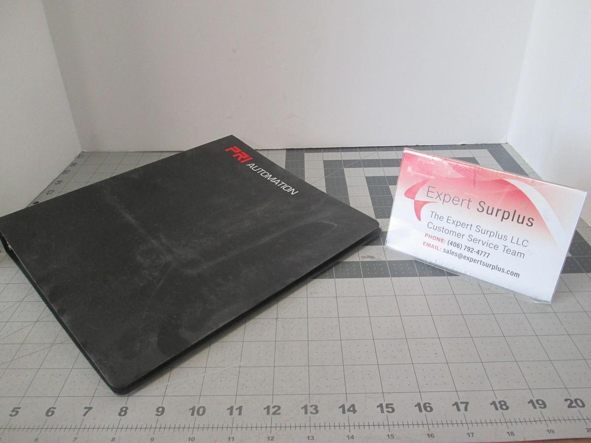 Used PRI Automation, PRI-7700 Automated Reticle Management Operation Manual, Used
