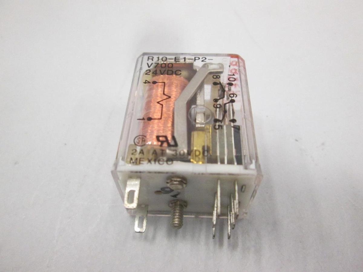 Used Potter & Brumfield, R10-E1-P2-V500, 24VDC Relay, Used