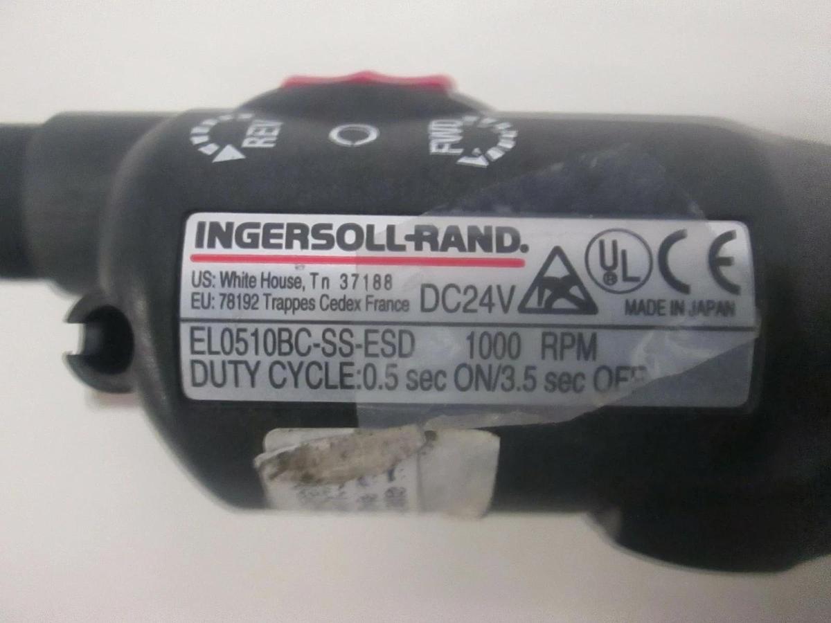 Used Ingersoll-Rand, Electronic Screwdriver, EL0510BC-SS-ESD, Used No Cable