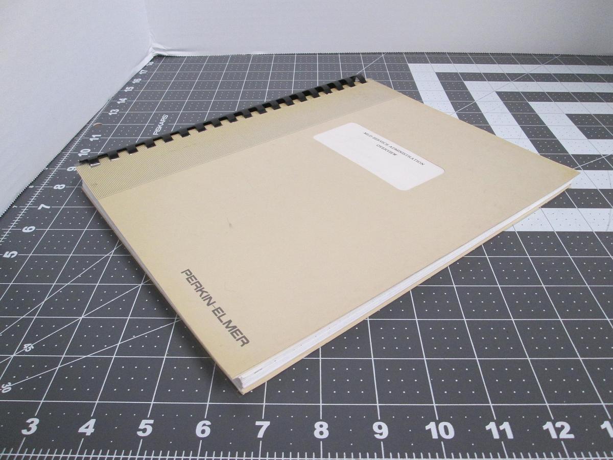 Used Perkin-Elmar, MLD Service Administration Overview Manual Guide