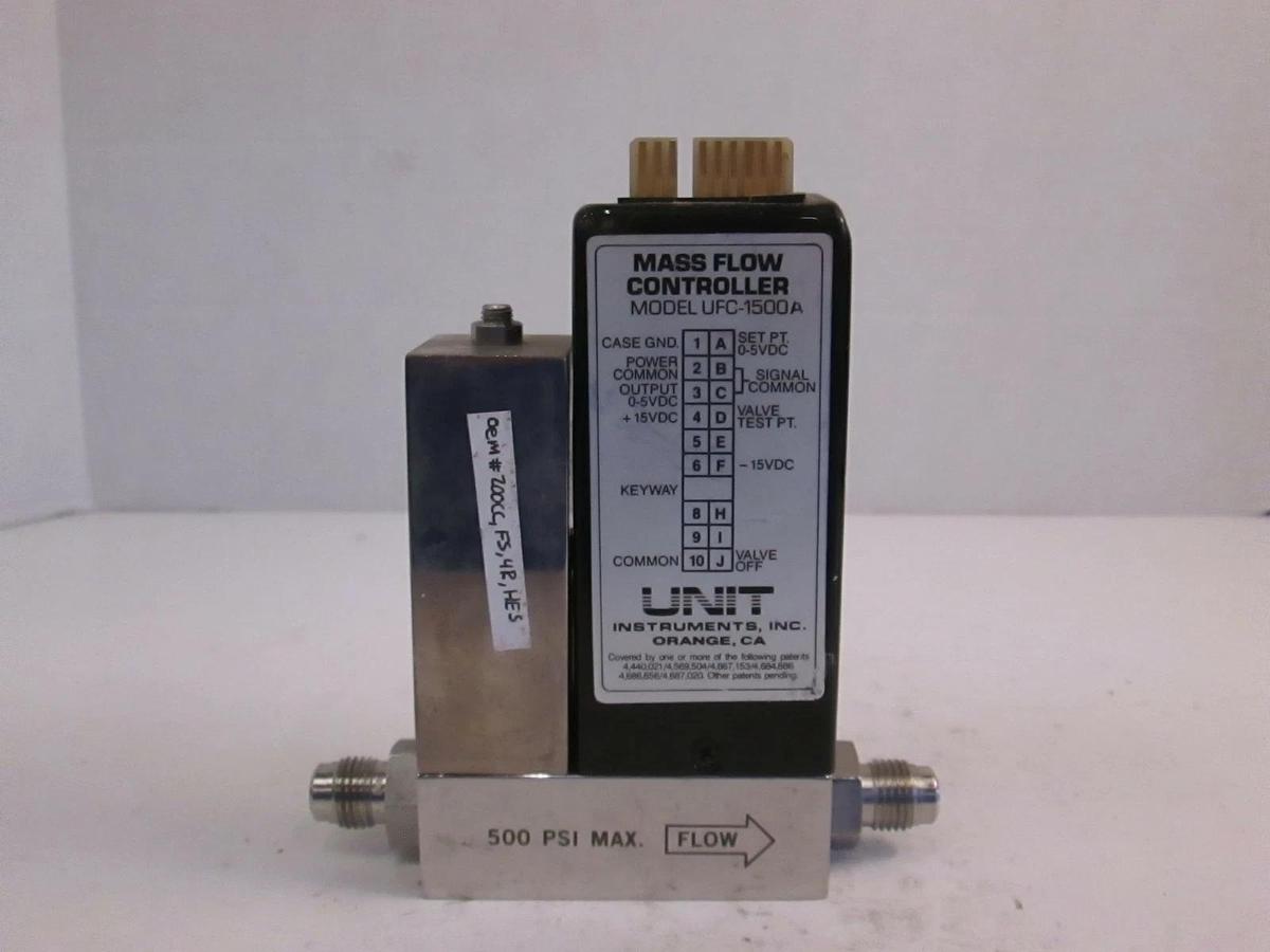 Used Unit UFC-1500A Mass Flow Controller, Gas, SIH2CL2, 25 SCCM