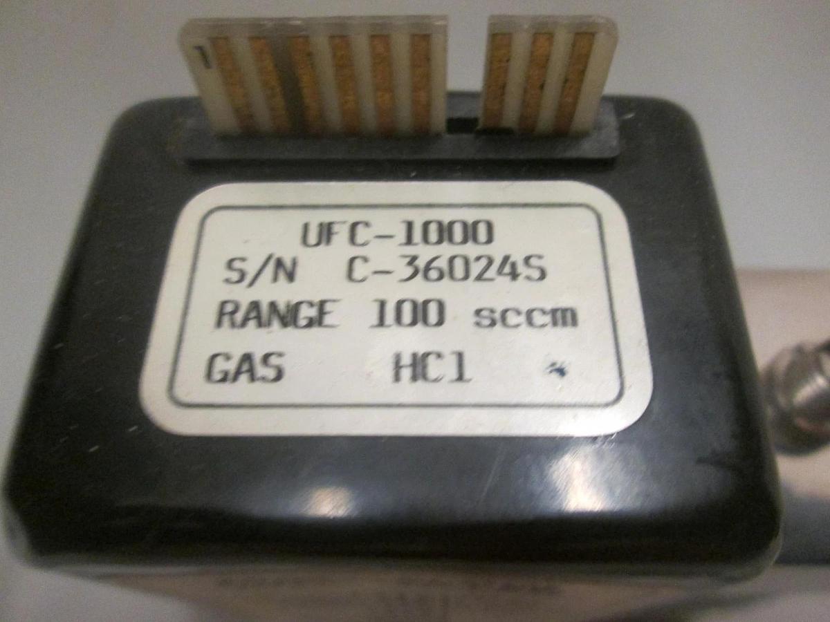 Used Unit UFC-1000, Mass Flow Controller MFC, HCL, 100 SCCM, Used