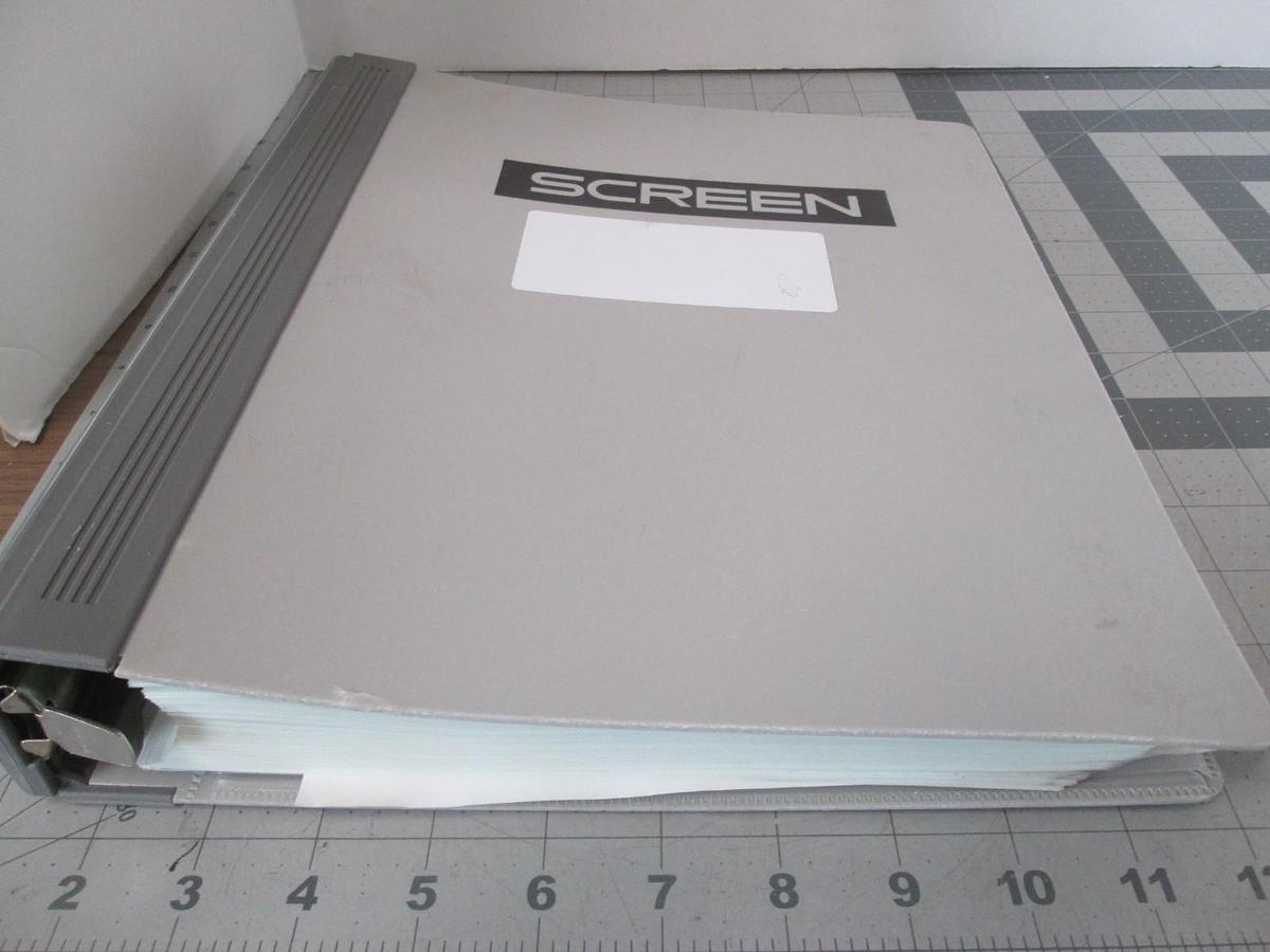 Used Screen, AVF-601/801, Operation-Maintenance Manual, Used