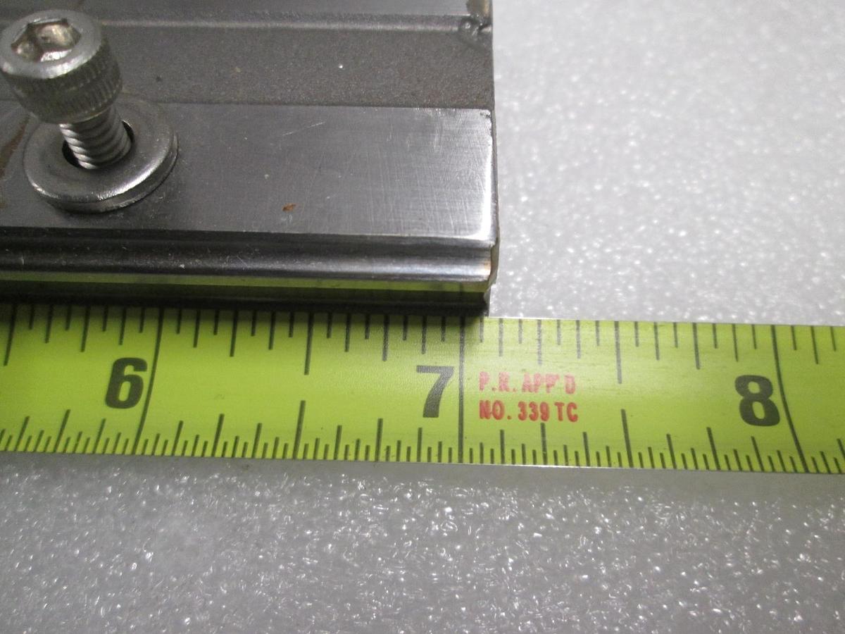 Used THK, HRW27, Linear Bearing Guide Block w/ Guide Rail, Used