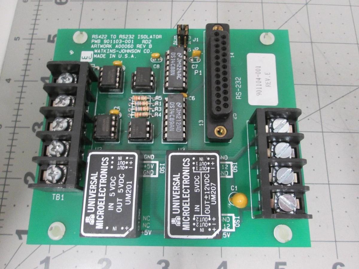 Watkins Johnson, 901104-001, APL Isolator PCB Assy, New