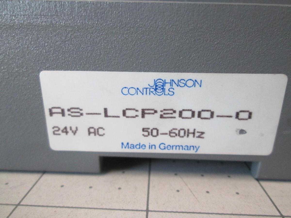 Johnson Controls, AS-LCP200-0, Lab & Central Plant Controller 24V, Used