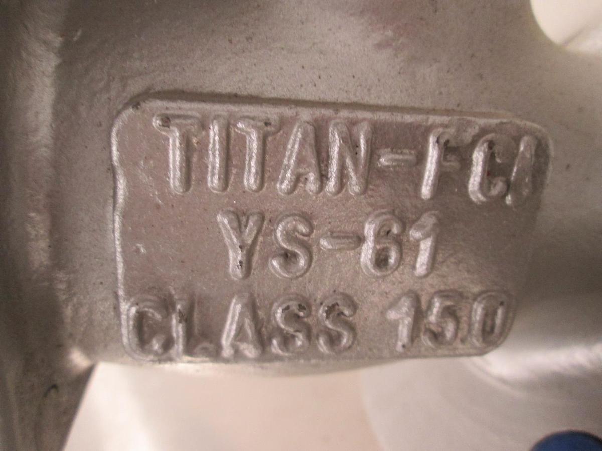 Titan-FCA, YS-61 Class 150, 2"-125, 2"-150, Flanged Y-Strainer, New