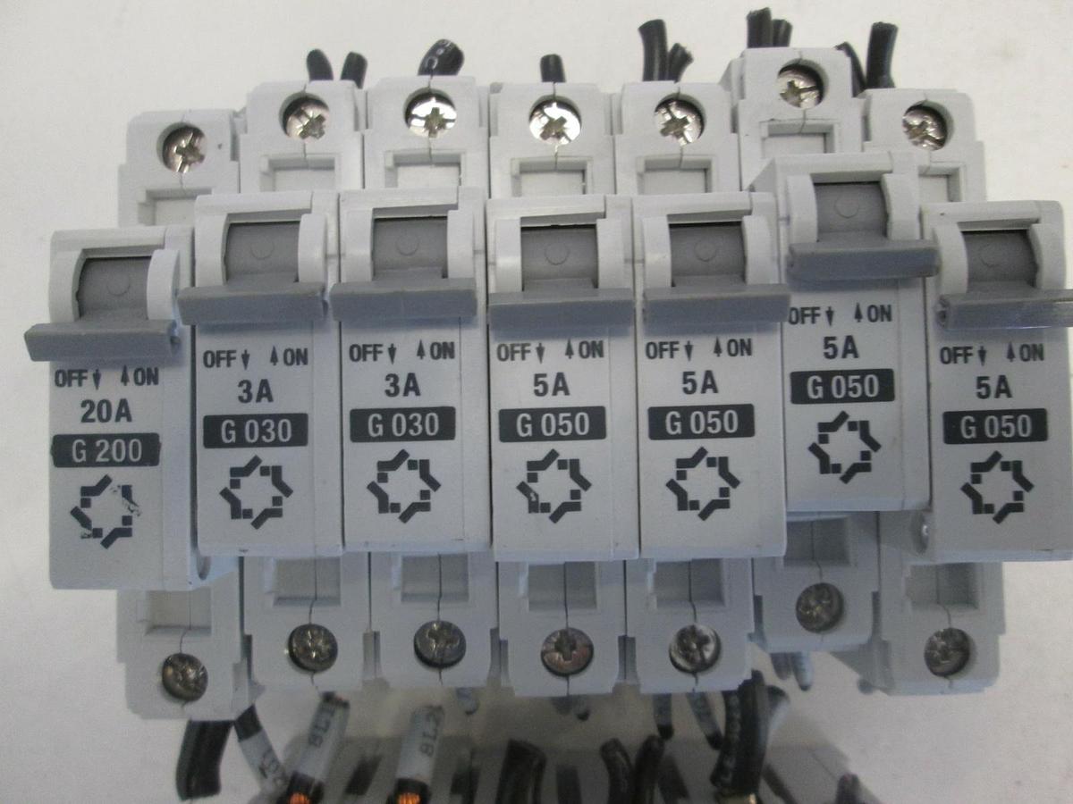 Used Schurter, AS168X-CB2, AS168X-CB1 Circuit Breakers, Used, Mixed Lot of 12