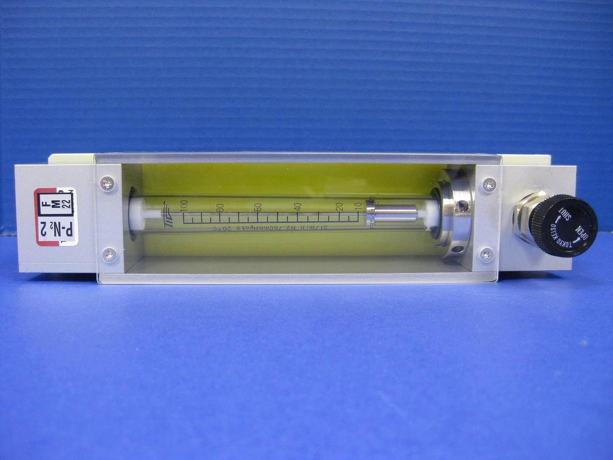 Used Tokyo Keiso F97-241371 Purge Meter, 10-100 Sl/Min N2, Used