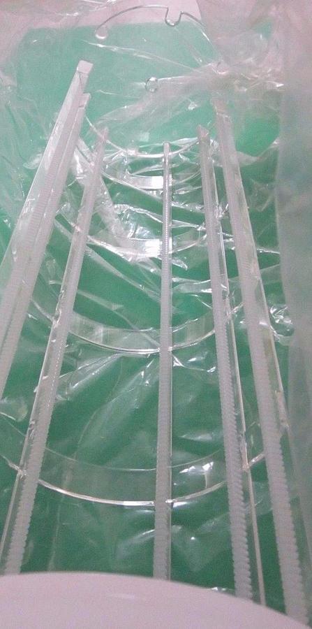 Used SVG VTR 7000 101757-01 Quartz 6 Rail Boat, 160 Slot Oxide, 150mm