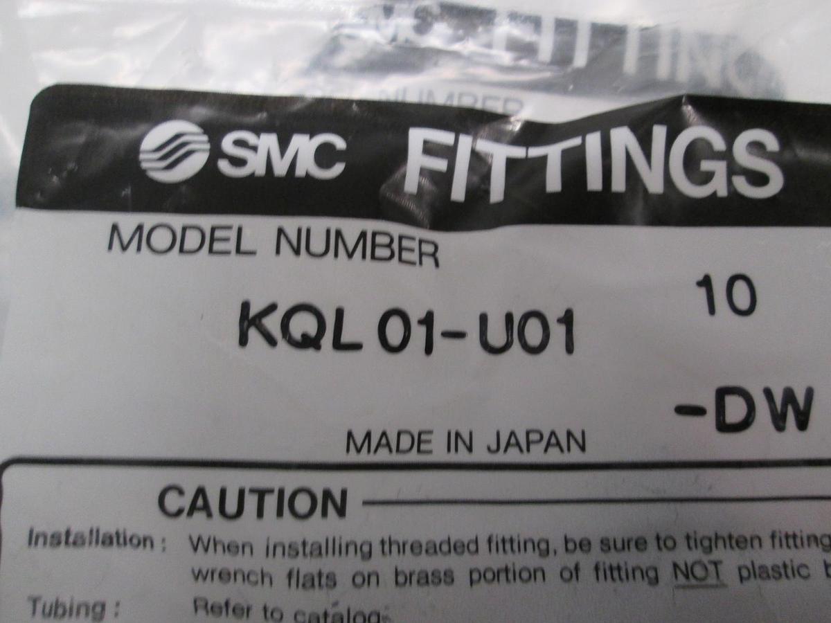 Used SMC, KQL 01-U01, Elbow Fitting, New, Lot of 45