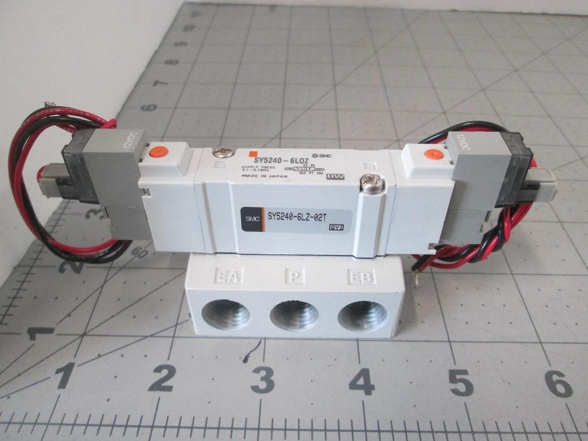 Used SMC, SY5240-6LOZ, Solenoid Valve, Used